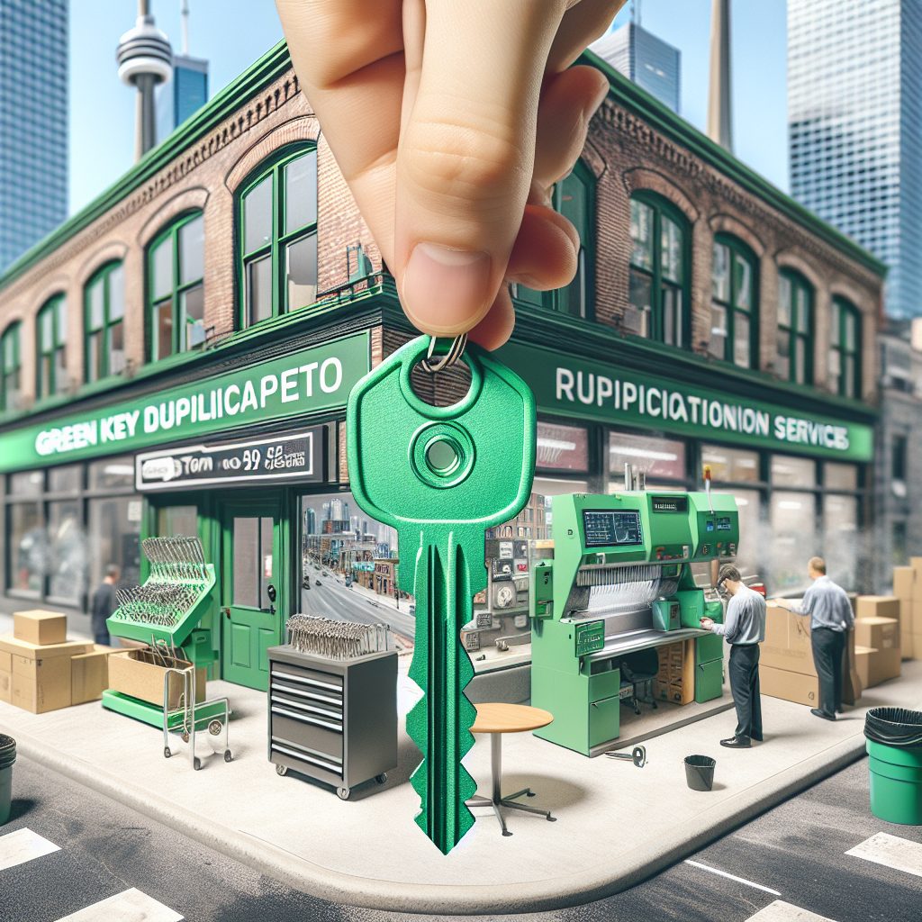 Green Key Duplication Services in Toronto